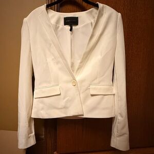 BCBGMaxAzria White Blazer Tailored Suit Jacket